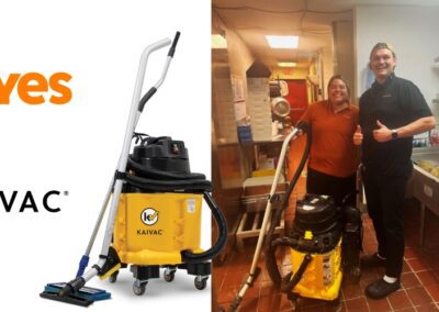 Popeyes Restaurant Streamlines Cleaning with the UniVac® from Kaivac